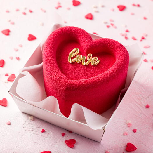 Муссовый бенто торт LOVE