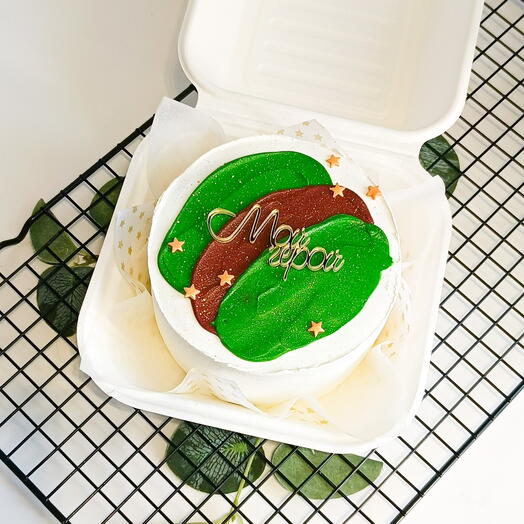 Бенто торт "Мой герой" (подарок мужчине на 23 февраля)