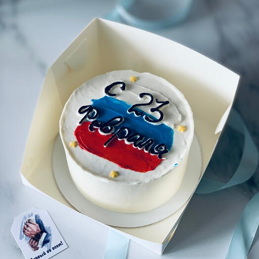 Торт на 23 февраля