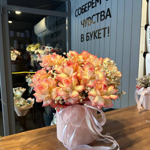 Коробочка с французской розой