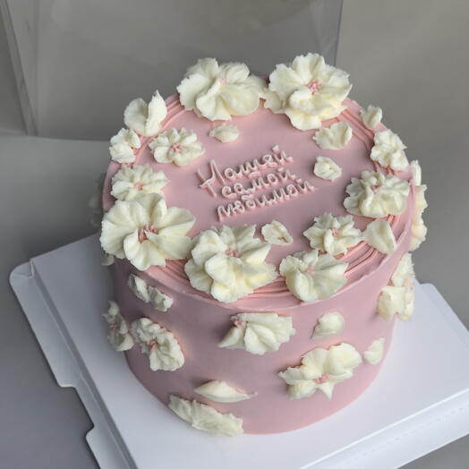 Торт 1 кг цветочный