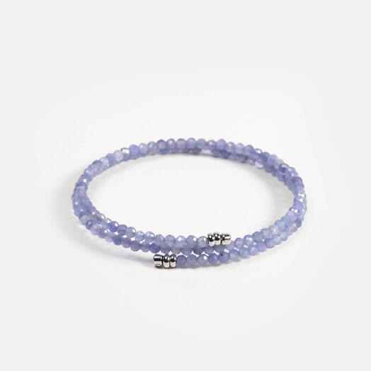 Браслет Ирис Танзанит Rh+ 16 см (BRA1100)