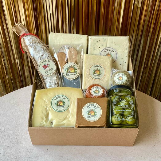 Подарочный набор L «Сырные грёзы» в подарок маме, сестре на день рождения, вкусный сюрприз на праздник