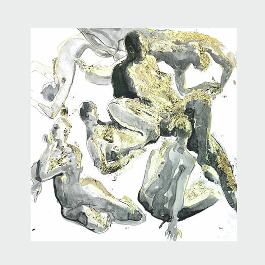 Скетч-Ню-Графика: широкоформатная работа «Леность»