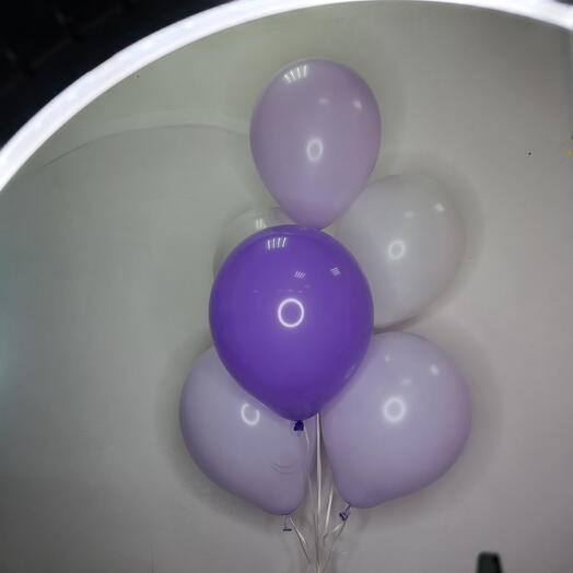 Сиреневые воздушные шарики 💜