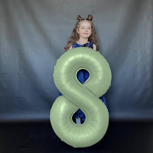Шар Цифра олива 8