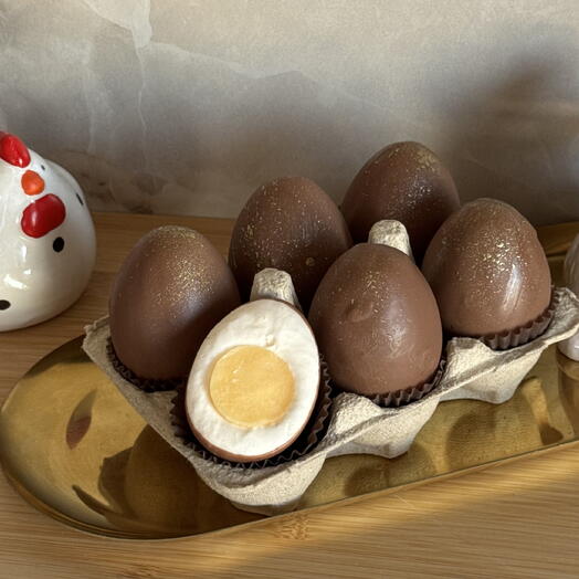 Муссовые яички к Пасхе