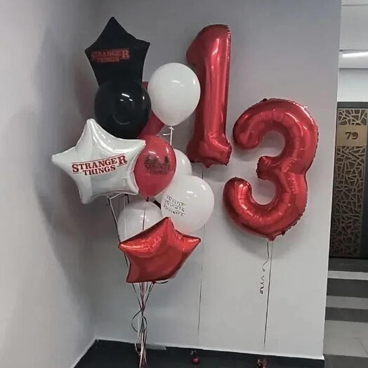 шары на день рождения очень странные дела 13 лет