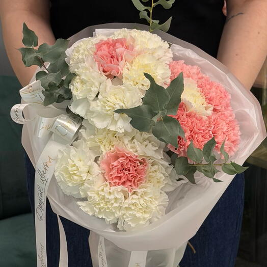 Трендовый букет Ромашки из гвоздик🌼🌼🌼