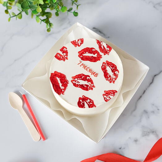 Бенто-торт поцелуи 💋