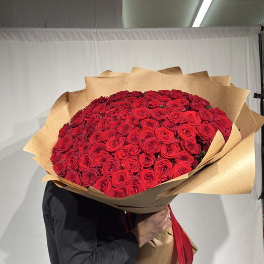 101 красная Роза классика 🌹