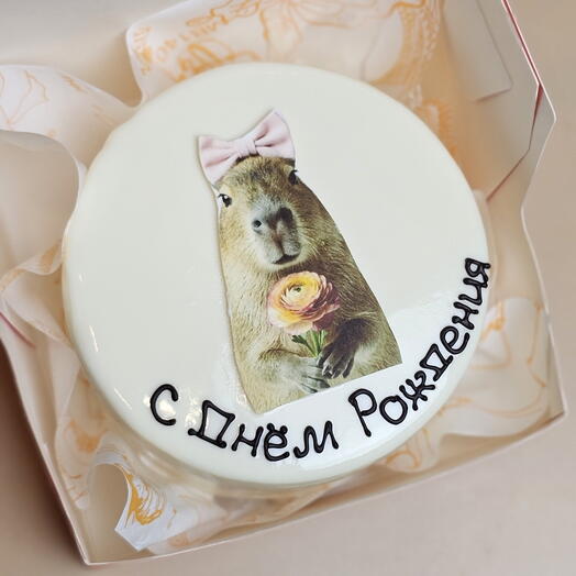 Бенто торт на день рождения Копибара