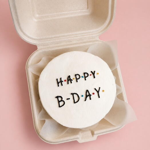 Happy b-day бенто торт
