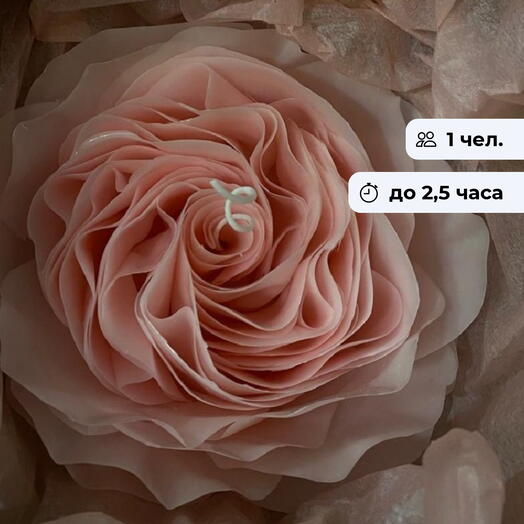 Свеча-цветок. Мастер-класс по свечеварению