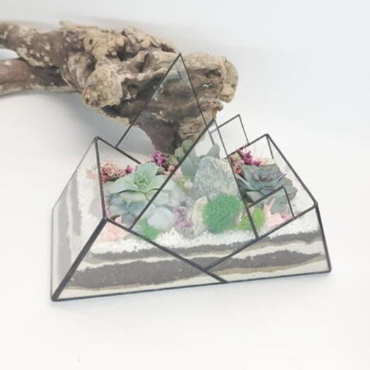 Florarium "Gentle" Mountains 25x17cm