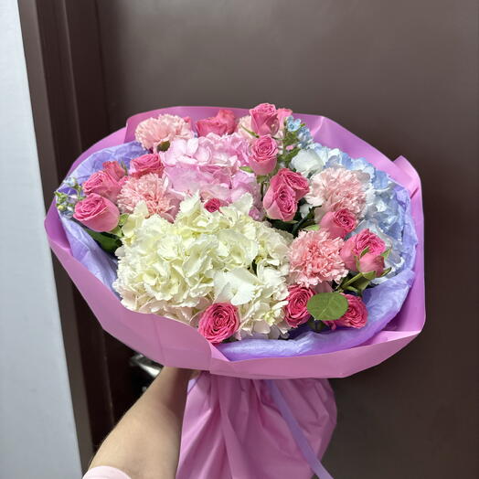 Круглый авторский букет 💐