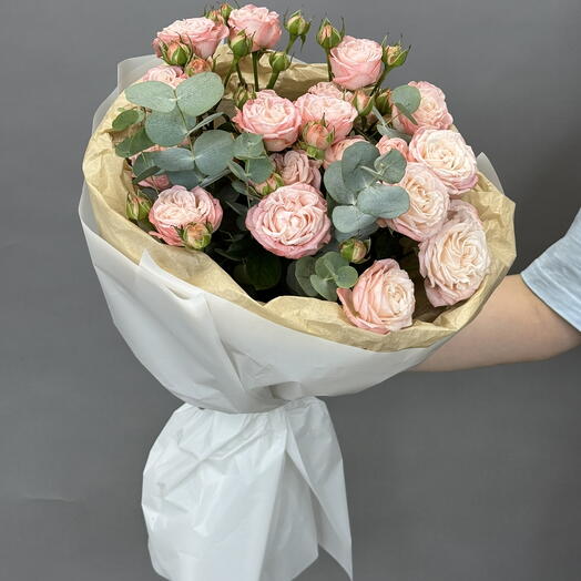 Букет из пионовидных роз🌸