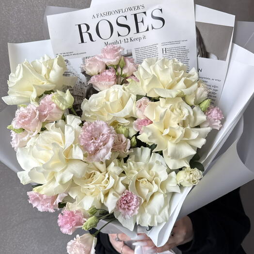 Букет «Fashion Roses» с французской розой