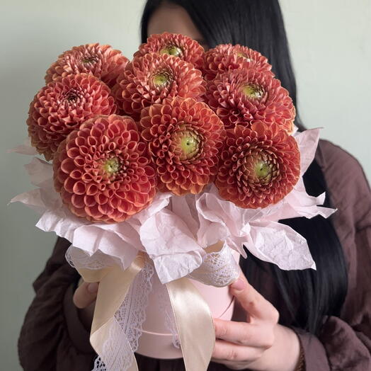 Композиция из шикарных георгин😍