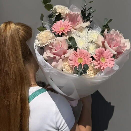 Авторский букет с герберами