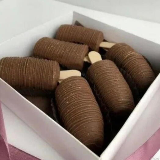Бананы в молочном шоколаде