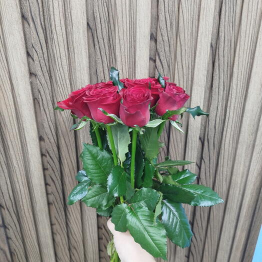 Букет из 11 роз под ленту 💖