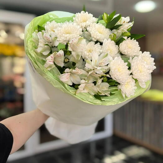 Букет "Белоснежка"