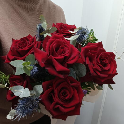 Композиция в шляпной коробочке  05677