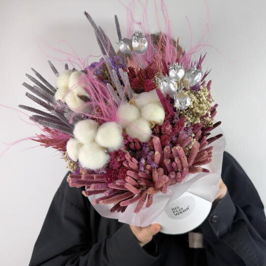 Композиция из сухоцветов (4) «Калькутта» от XOFLOWERS