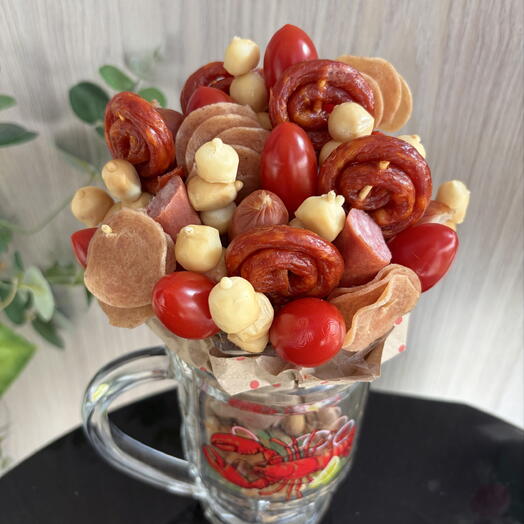 Кружка с закуской