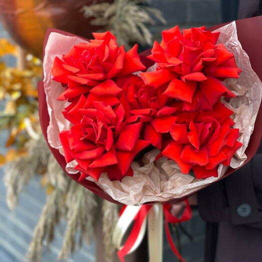 Букет из 5 французских роз