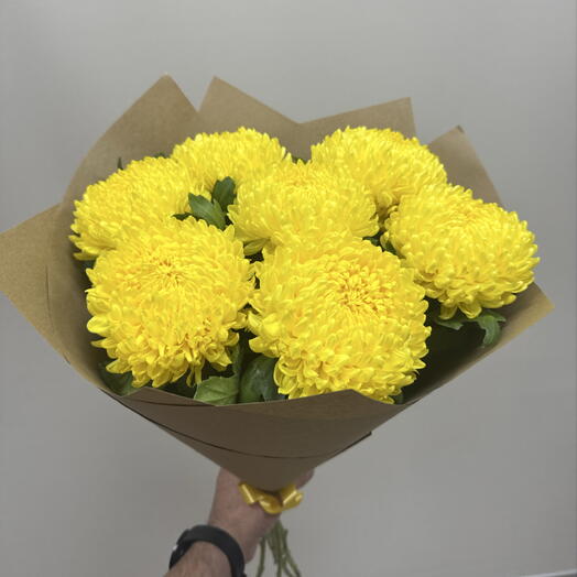 7 Хризантема Крым желтый 💛