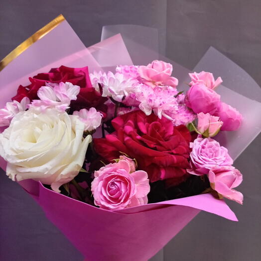 Букет с розами 🌹🌸