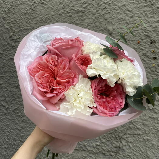 Пломбир с клубникой