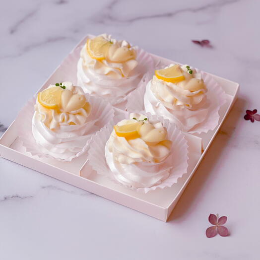 Пирожные Анна Павлова с лимонным курдом 4 шт