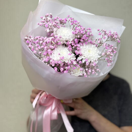 Розовое облачко 💕☁️ Букет комплимент