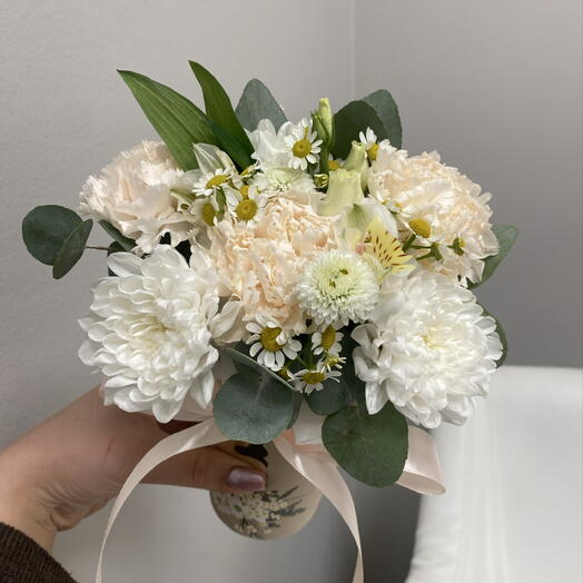 🤍Нежный стаканчик цветов Bloom room