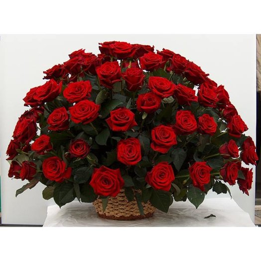 Cesta de rosas gran Premio (101)