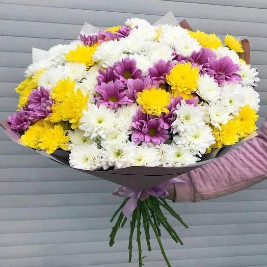 Bouquet of 25 carnations Vozrozhdenie