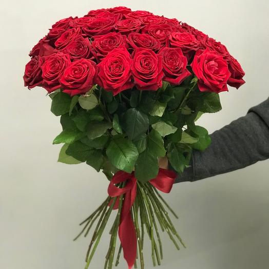 Букет из красных роз🌹35 премиум роз эксплоер