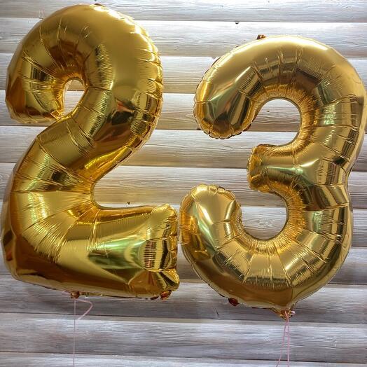 Фольгированные шары 23 - 1 метр