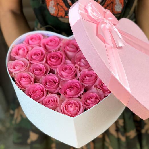 25 rosas por Caja