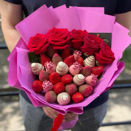 Bright and stylish bouquet