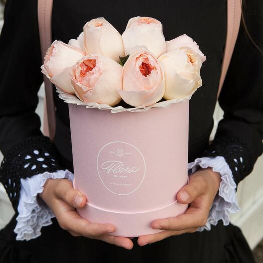 Demi Hatbox "Austin Juliet Roses" PINK