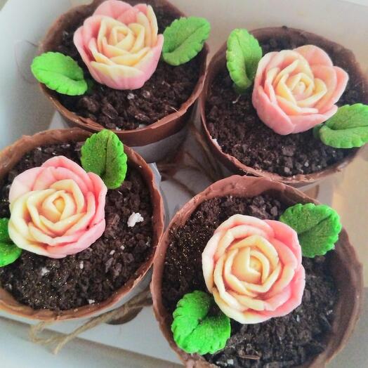 Postre "olla de mamá" 4 piezas