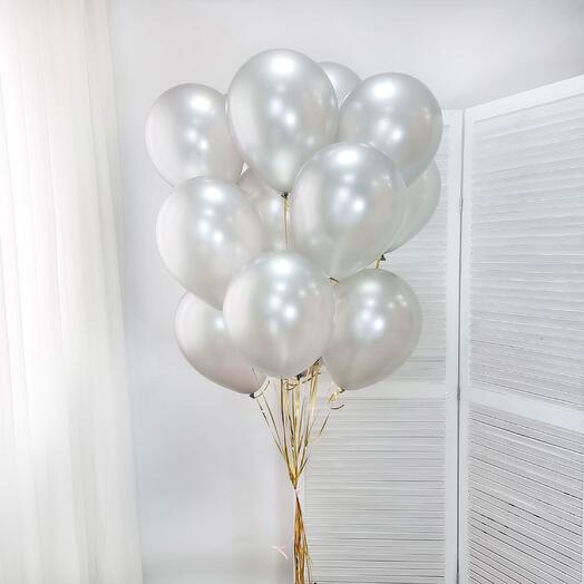 Cloud of balls "Metallic" 13 pcs