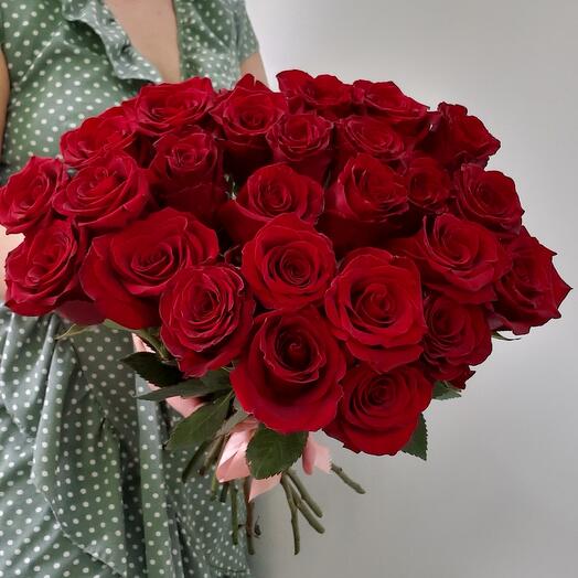 АКЦИЯ! 25 роз (роза красная, с красивым бутоном)⚘️