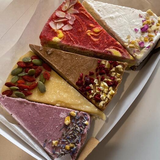 Conjunto surtido de 5 piezas de pastel