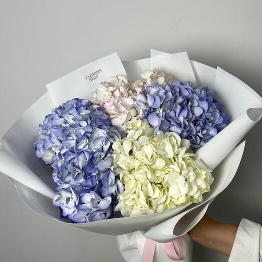 Монобукет из гортензии