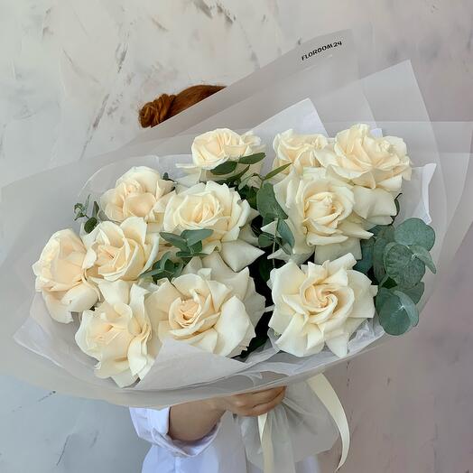 Rosas blancas francesas